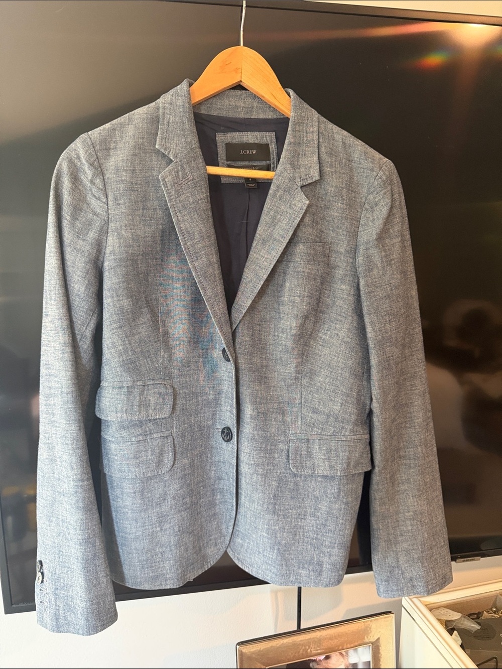 J. Crew Charcoal Gray Women's Tailored Blazer